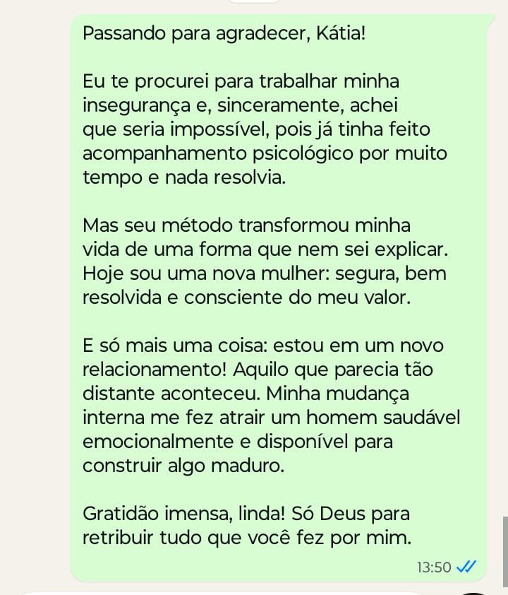 Depoimento autorizado sobre alívio